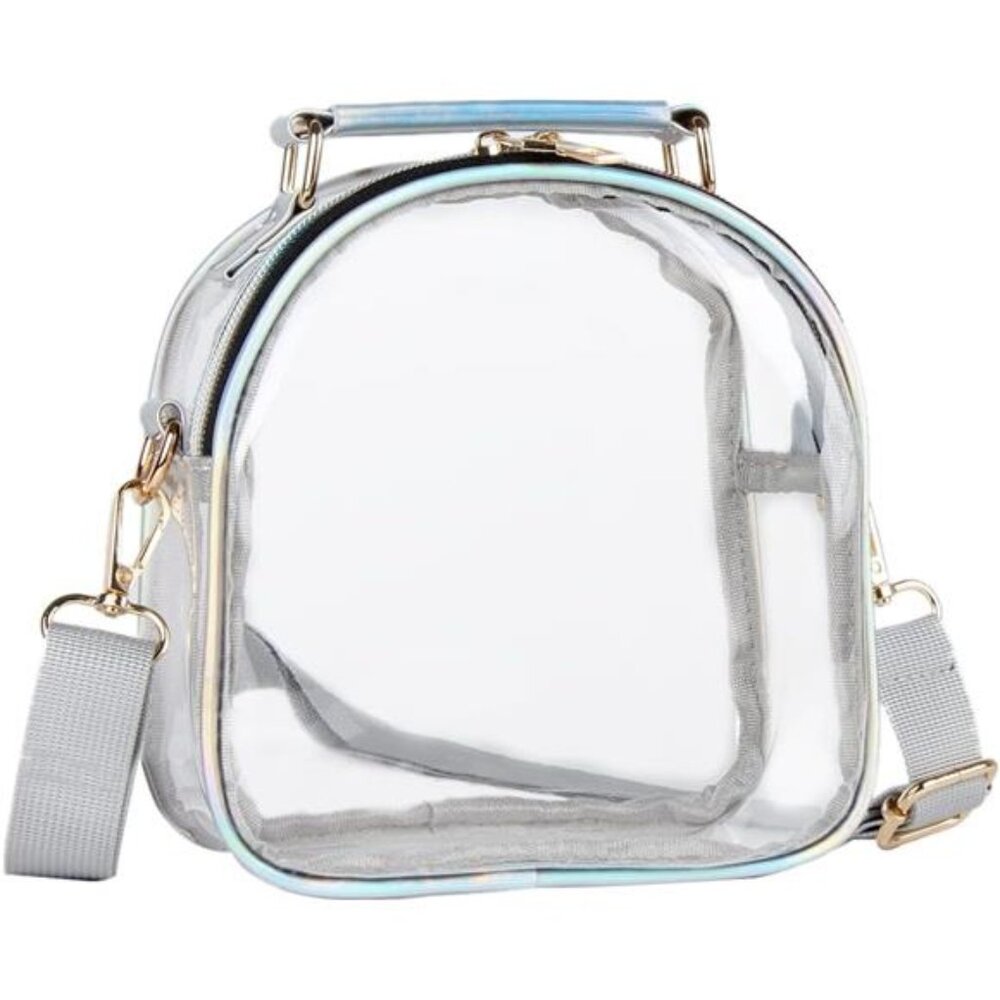 Clear Purses Women Stadium Approved Crossbody Shoulder Bag Jelly See Through